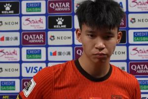 王钰栋：成年队比赛各方面强了很多，让我充满信心不惧怕对手