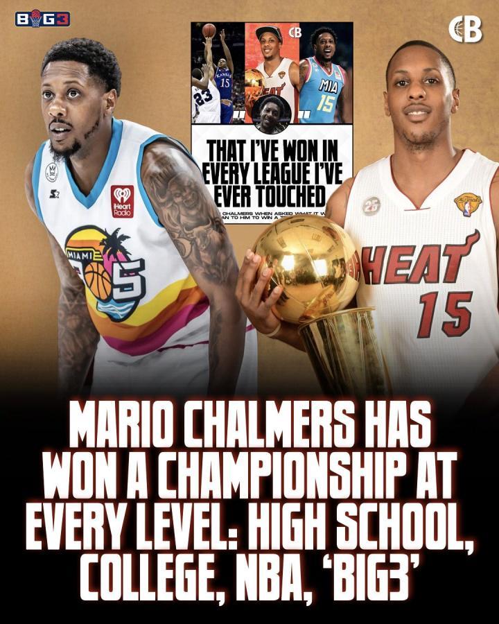 必一运动官方app-韦德谈查尔莫斯BIG3绝杀夺冠：他在高中、大学、NBA都拿了冠军