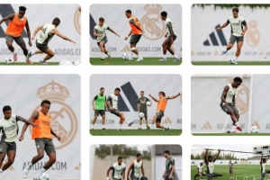 必一运动-皇马官方：卡马文加、贝林参加部分合练，恩德里克和门迪单独训练