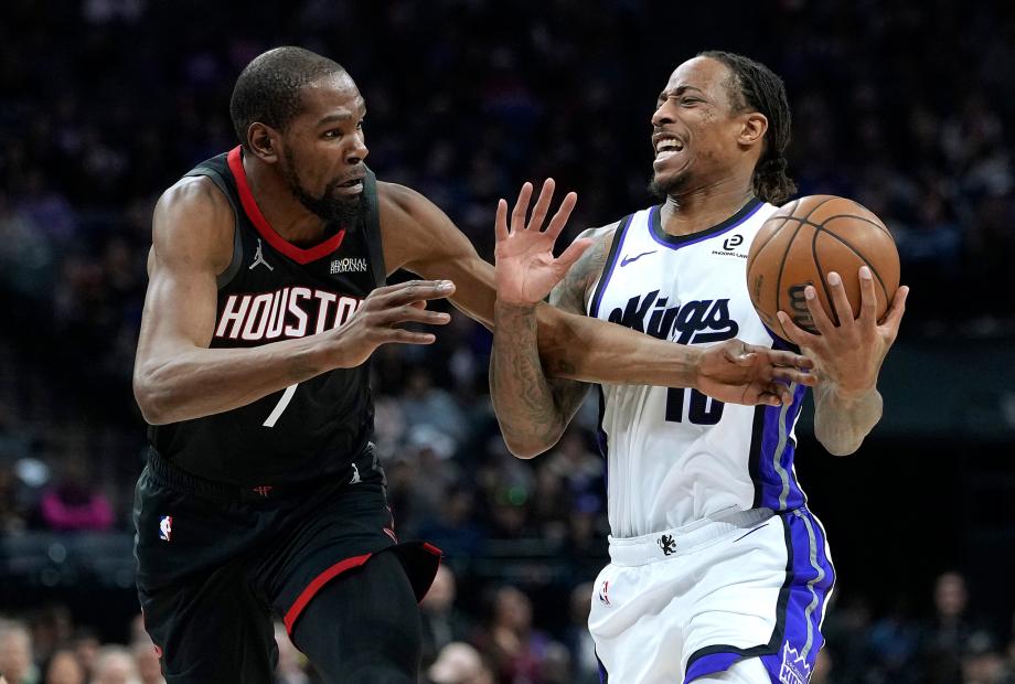 必一运动官网-威少15+10德罗赞22分 杜兰特23分国王送火箭三连败